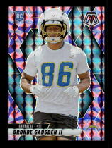 2025 Panini Mosaic Purple Reactive Mosaic #374 Oronde Gadsden Ii