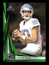 2023 Leaf Draft V2 Green #B2-4 Drake Maye