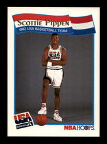 1991 NBA Hoops McDonalds #58 Scottie Pippen