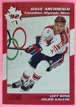 1992 Score Canadian Olympic Hero #3 Dave Archibald