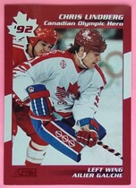 1992 Score Canadian Olympic Hero #6 Chris Lindberg