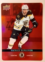 2019 Upper Deck Tim Hortons Red Die-Cut #DC-16 Patrice Bergeron