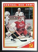 1991 O-Pee-Chee OPC Inserts #29 Central Red Army