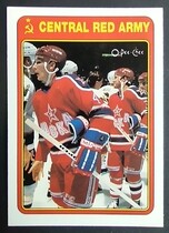 1990 O-Pee-Chee OPC Red Army Inserts #11R Central Red Army