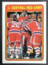 1990 O-Pee-Chee OPC Red Army Inserts #12R Central Red Army