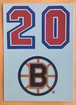 1989 Topps Sticker Inserts #31 Boston Bruins