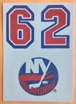 1989 Topps Sticker Inserts #32 New York Islanders
