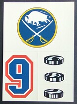 1986 Topps Sticker Inserts #14 Buffalo Sabres