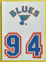 1987 Topps Sticker Inserts #28 St. Louiss