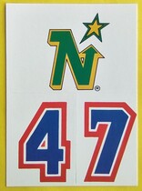 1987 Topps Sticker Inserts #29 Minnesota North Sta