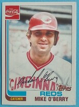 1982 Team Issue Cincinnati Reds Coca-Cola #15 Mike Oberry