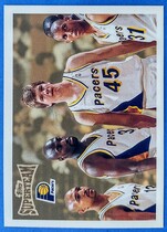 1996 Topps Super Team #11 Indiana Pacers