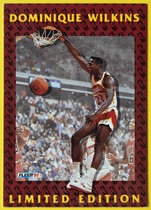 1991 Fleer Wilkins Inserts #9 Dominique Wilkins