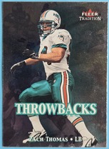 2000 Fleer Tradition Throwbacks #19T Zach Thomas