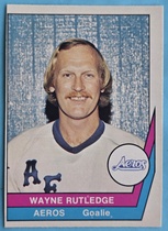 1977 O-Pee-Chee OPC WHA #11 Wayne Rutledge