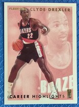 1993 Fleer Drexler Inserts #1 Clyde Drexler