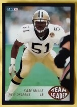 1992 Fleer Team Leaders #8 Sam Mills