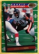 1992 Fleer Rookie Sensations #3 Stan Thomas