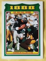 1988 Topps 1000 Yard Club #27 Marcus Allen