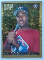 1995 Bowman Gold Foil #260 Terrell Lowery