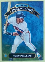 1992 Donruss Diamond Kings #DK25 Tony Phillips