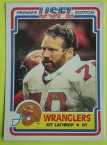 1984 Topps USFL #5 Kit Lathrop