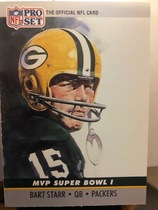 1990 Pro Set Super Bowl MVP's #1 Bart Starr
