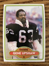 1980 Topps Base Set #449 Gene Upshaw