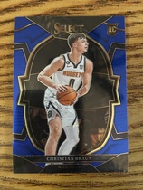 2022 Panini Select Blue #85 Christian Braun