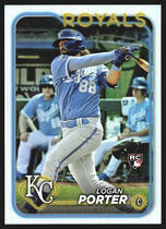 2024 Topps Rainbow Foilboard Series 2 #666 Logan Porter