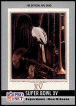 1990 Pro Set Theme Art #15 Super Bowl XV