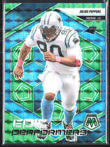 2025 Panini Mosaic Epic Performers Green Mosaic #19 Julius Peppers