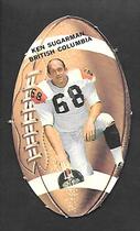 1970 O-Pee-Chee OPC CFL Push-Out Inserts #5 Ken Sugarman