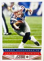 2013 Score Base Set #128 Aaron Hernandez