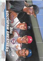 2001 Topps Combos Series 2 #TC17 Randy Johnson|Warren Spahn|Steve Carlton|Sandy Koufax