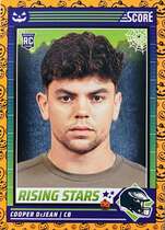 2024 Score Score-A-Treat Rising Stars Orange Pumpkin #13 Cooper Dejean