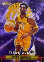 2000 Finest Title Quest #TQ8 Kobe Bryant