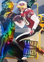 1996 Score Board Lasers Images #25 Jerry Rice