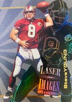 1996 Score Board Lasers Images #24 Steve Young