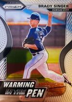 2020 Panini Prizm Warming in the Pen #WP-13 Brady Singer