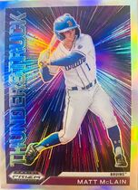 2021 Panini Prizm Draft Picks Thunderstruck Silver Prizm #3 Matt Mclain