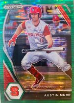 2021 Panini Prizm Draft Picks Green Pulsar Prizm #PDP165 Austin Murr