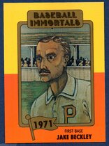 1980 TCMA Baseball Immortals #120 Jake Beckley