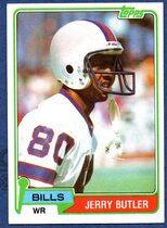 1981 Topps Base Set #521 Jerry Butler