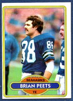 1980 Topps Base Set #469 Brian Peets