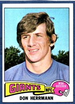 1975 Topps Base Set #308 Don Herrmann