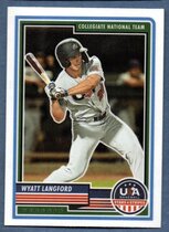 2023 Panini USA Baseball Stars & Stripes (Optichrome) #73 Wyatt Langford