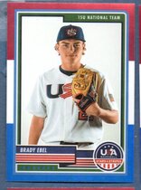 2023 Panini USA BB Stars n Stripes Red White & Blue #25 Brady Ebel