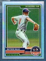 2023 Panini USA BB Stars n Stripes Silver #45 Matthew Dallas