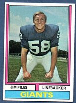 1974 Topps Base Set #394 Jim Files